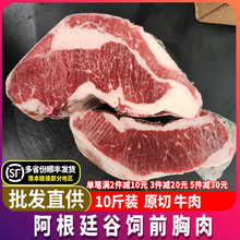 生鲜进口谷饲牛前胸肉火锅烤肉健身慢烤牛肉牛排肥牛阿根廷