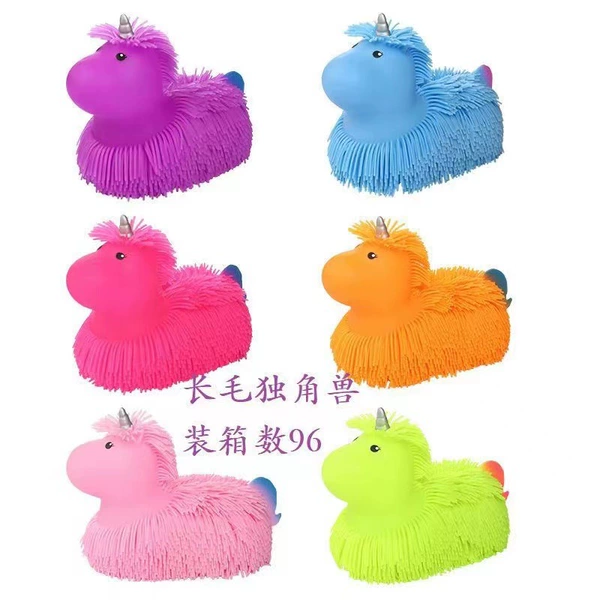 Glowing hairy unicorn