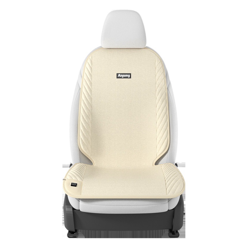 Plush seat cover car seat cushion winter heating special car seat heating pad full set of electric heating pad truck