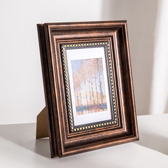 Make American retro European style washed photos into frames, placed on the table, 7-inch and 10-inch artistic photos, mounted in frames, hung on the wall
