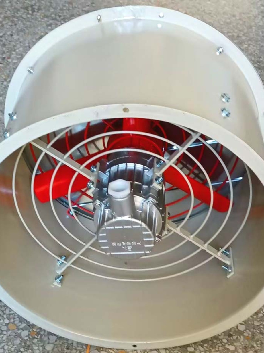 CBF400防爆轴流风机0.37KW消防三相防爆排风机全铜带百叶防爆风扇