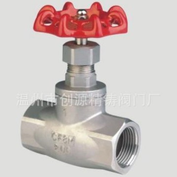 供应不锈钢丝扣截止阀，硅溶胶精铸J11W-16P螺纹截止阀节流阀