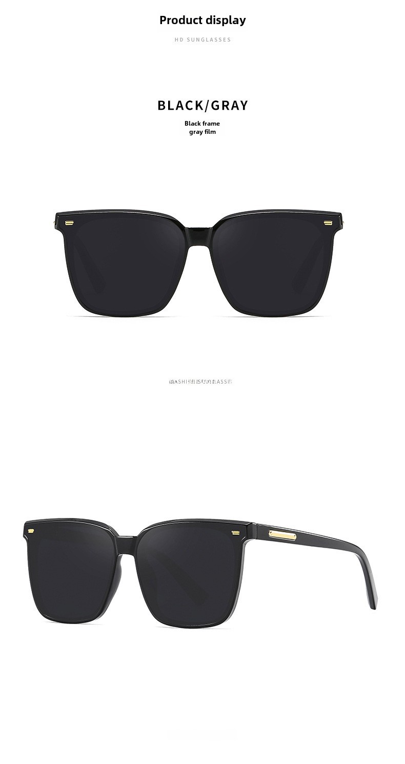 Lunettes de soleil chaudes en direct sur Internet, photographie de rue de célébrités, visage uni, lunettes de soleil anti-UV avancées pour hommes et femmes gm_voghion.com
