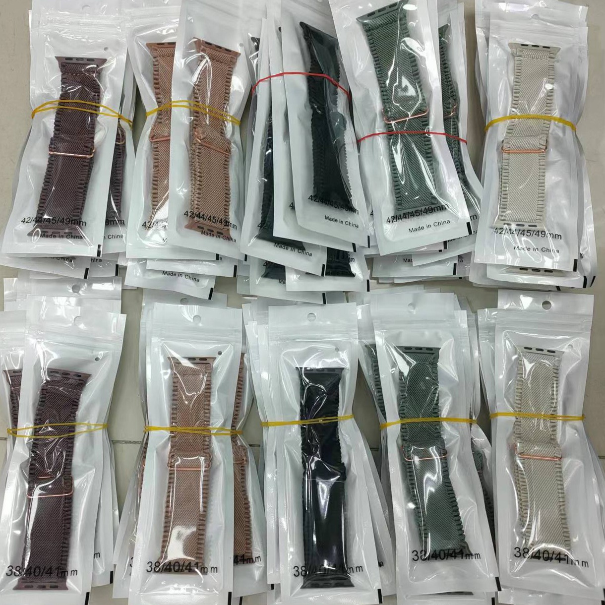 Nuevo cordón tejido de nylon applewatch correa de reloj para Apple iwatchS87654 correa de reloj SE