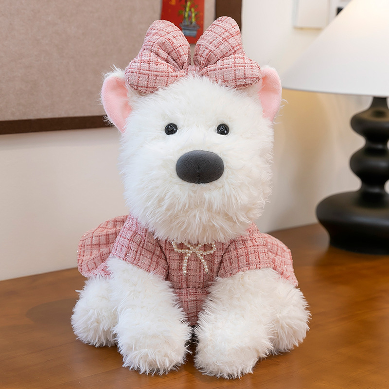 クロスボーダーぬいぐるみ犬かわいい小香風西高地おもちゃ犬ぬいぐるみ子供人形抱き枕|undefined