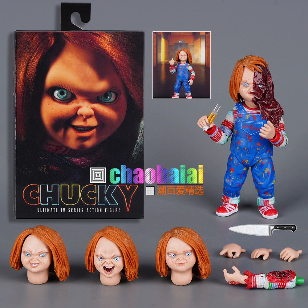 NECA кукла-призрак душа Чачи культовый совместный подвижный ужас кукла-призрак Модель Кукла-призрак модель