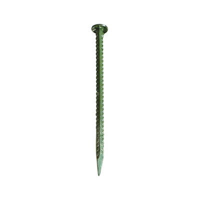Camouflage net support accessories army green threaded ground nails galvanized double-ear ground nails 3x 3 angle pile ground nails 4x 4 ground nails (Çadırlar) - army-green-threaded-ground-nail-single