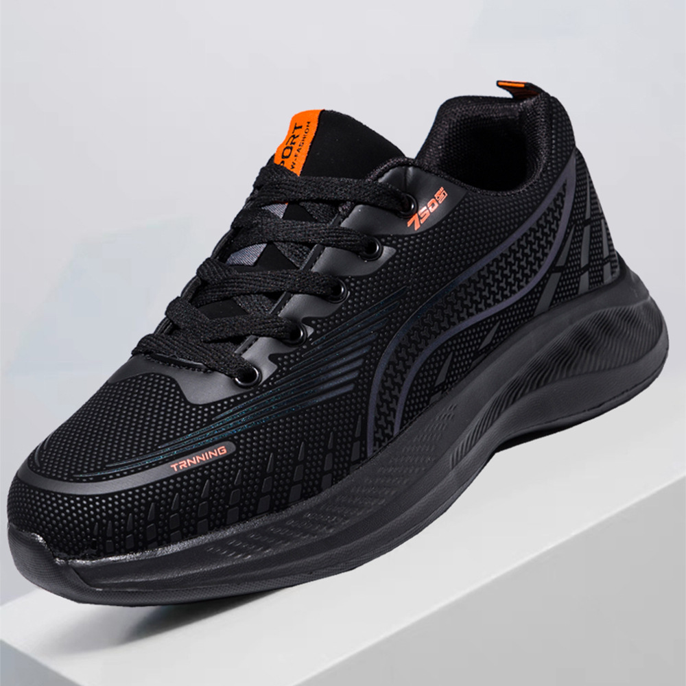 Herren-Sportschuhe, Lederschuhe, Arbeitsschuhe, Turnschuhe, Stoff, atmungsaktiv, Fußgewölbeunterstützung_voghion.com