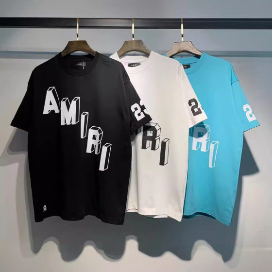 260g Double Yarn Fabric am Peace Pigeon Flow Paint Graffiti Letters Star Classic logo Printed Short Sleeve Couple T-Shirt