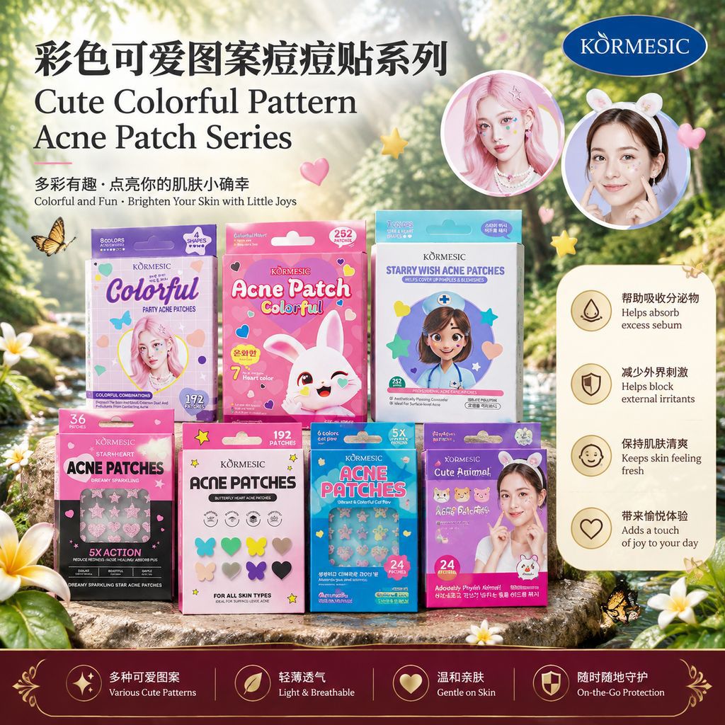 Comercio exterior transfronterizo KORMESIC Fashion Party Acne Patch Acne Invisible Full English Package