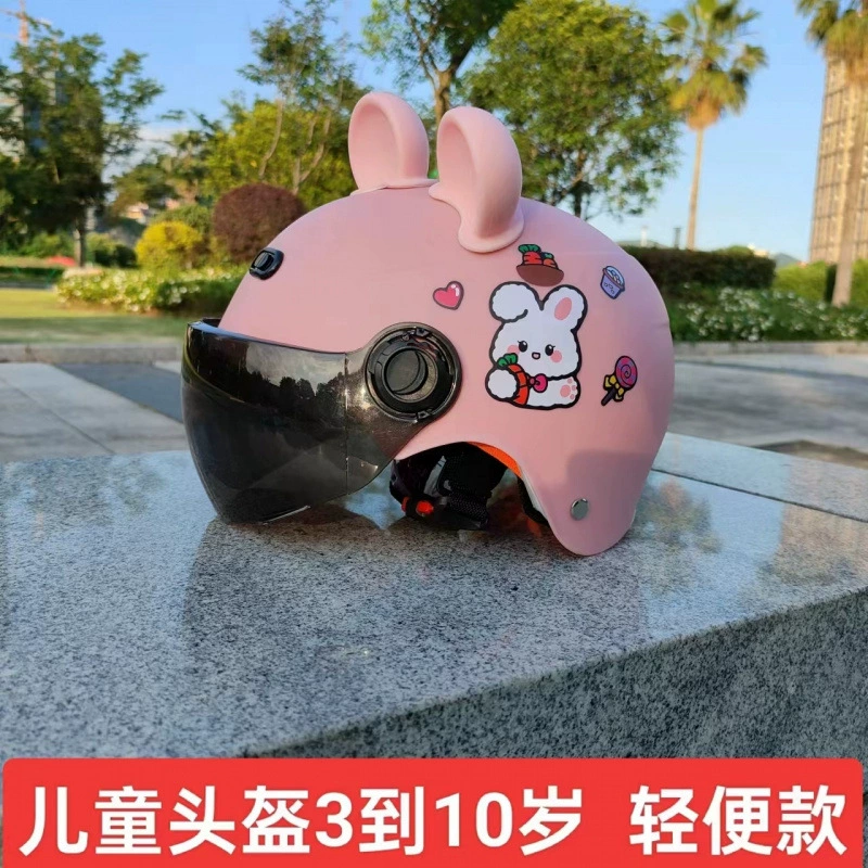 Новый национальный стандартный электрический аккумуляторный автомобильный шлем для детей в возрасте от 2 до 12 лет, электромобиль, четырехсезонный регулируемый детский защитный шлем