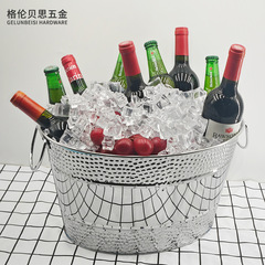 家庭用商用ステンレスハンマー点シャンパン桶バーktvネット赤ビール創造氷氷氷粒桶氷桶氷桶