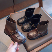 2022新款儿童袜靴 韩版透气女童透气靴子 潮流舒适休闲鞋一件代发