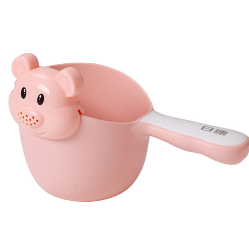 Rikang water ladle household baby shampoo cup cartoon baby shower water scoop children's flush shampoo cup