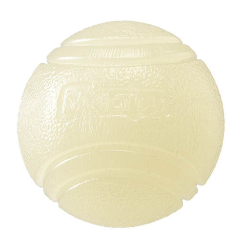 Meianju pet dog bouncy ball luminous solid ball rubber chew outdoor throwing retrieval chewable toy ball