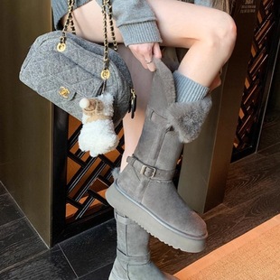 ��ɫ�LͲ��߅ѩ��ѥŮ2025������ů�Ӻ�ӽq���ѥ�Ӗ|��ѩ����Ь