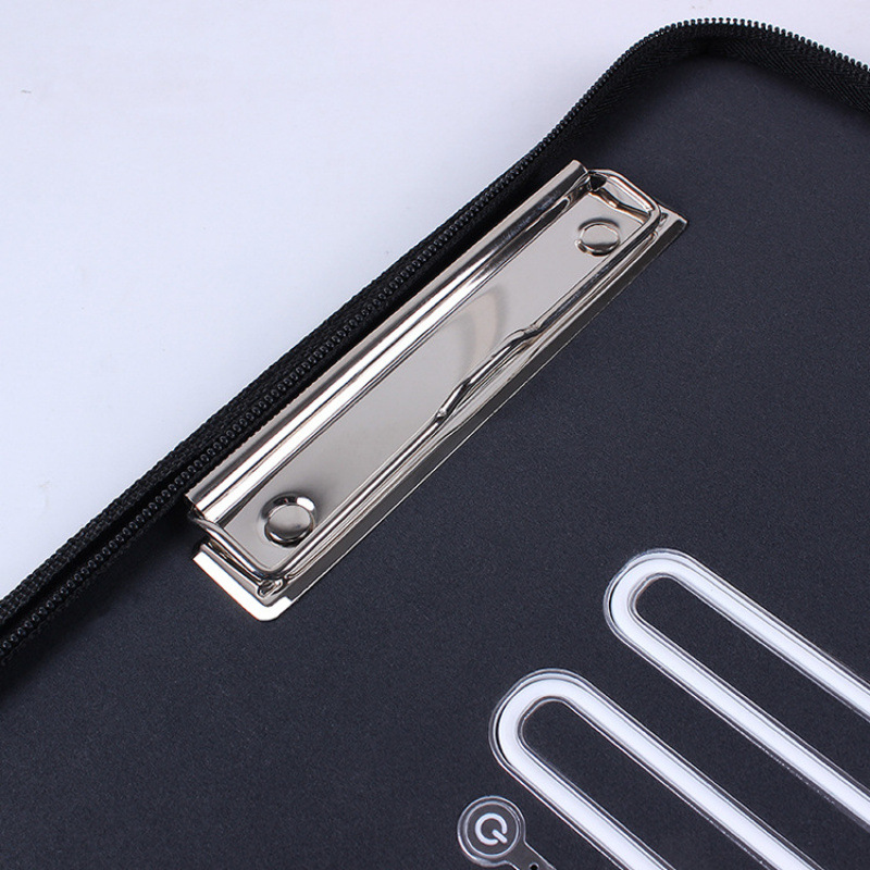 a4夹板文件夹书写板带移动电源充电宝商务签约本多功能经理夹l