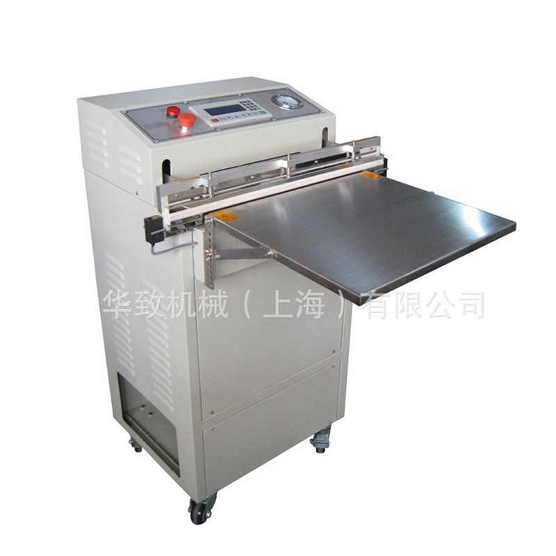 Máquina de sellado al vacío neumática PLC, máquina de envasado de compresión eléctrica, sellado externo, máquina de sellado térmico, sellado completamente automático