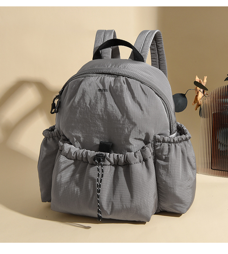 Jiaoxia's new model 2025 lightweight expandable women's backpack travel waterproof outdoor backpack mother bag large capacity