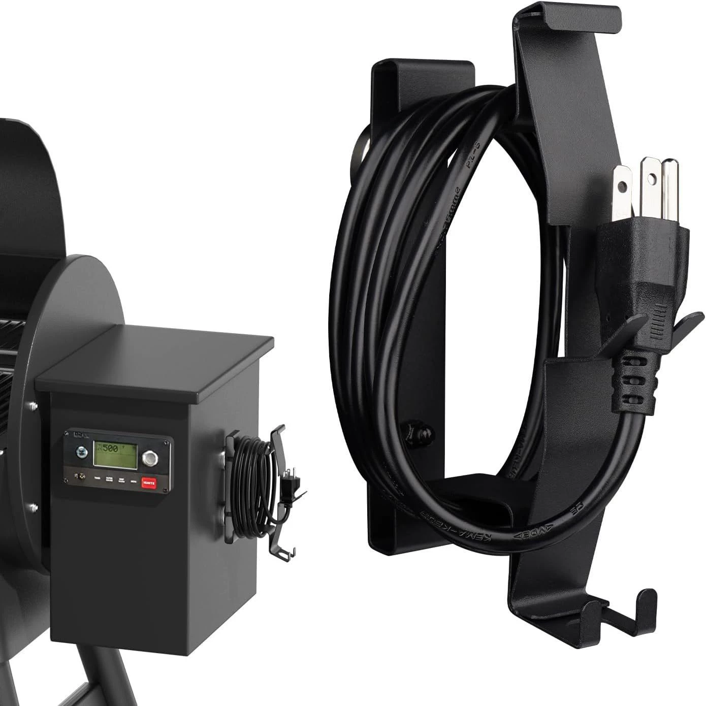 Устройство для намотки кабеля для гриля для барбекю, зажим для крепления кабеля источника, органайзер для кабеля, органайзер для кухонного провода, устройство для намотки кабеля для передачи данных