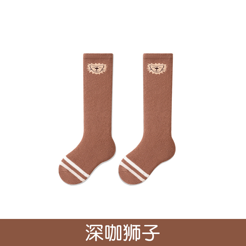 Nueva Otoño Invierno de Los Niños calcetines de Terry bebé engrosada calcetines calientes calcetines de los niños de dibujos animados calcetines del bebé