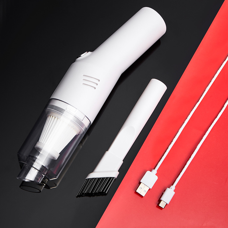 Cross-border car vacuum cleaner household wireless charging portable handheld strong suction high-power desktop vacuum cleaner