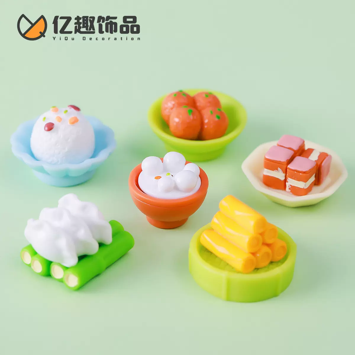 娃屋造景diy装饰品配件创意仿真食玩年夜饭 微景观迷你小摆件批发