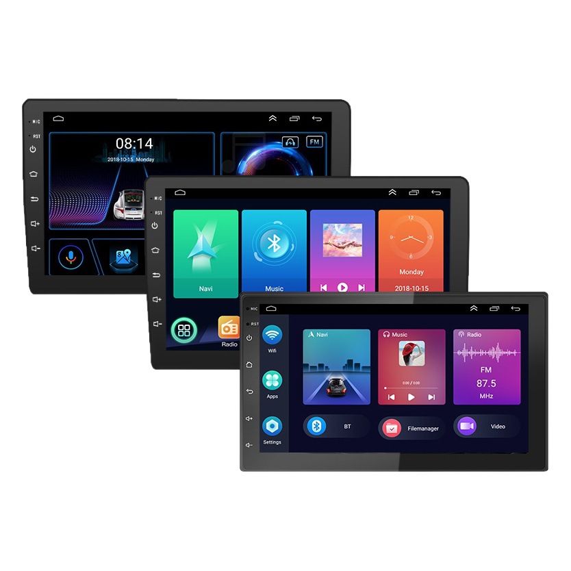Transfronterizo 7 pulgadas 9/10 pulgadas Android Universal Car Navigation Control central todo en uno Reproductor Carplay Car Navigation