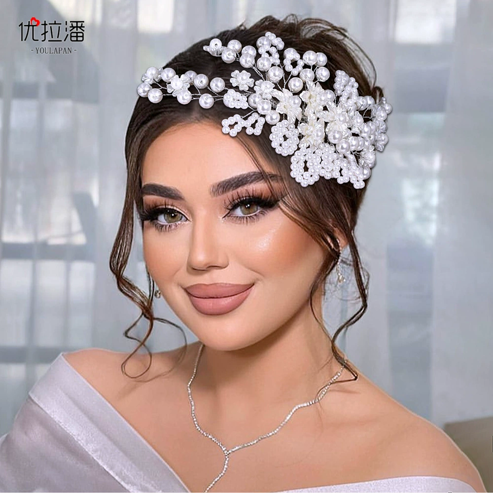 Hair accessory for bride handmade pearl, Korean hairgrip, HP819