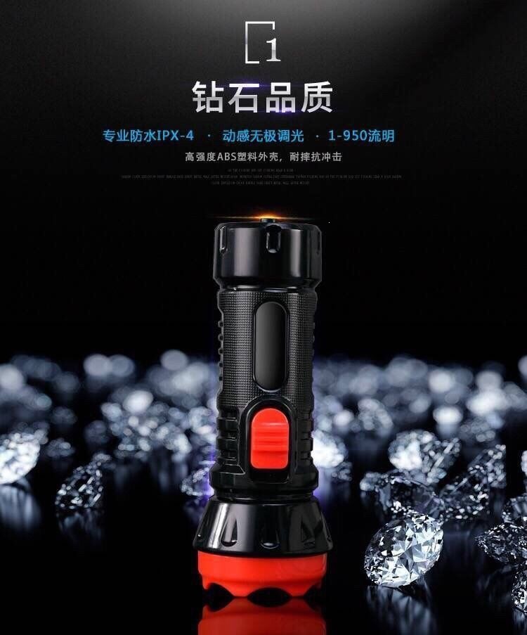 Buy one, get one free: rechargeable LED flashlight, suitable for home use, outdoor activities, nighttime illumination, and as an emergency light for fire stations, hotels, and guesthouses