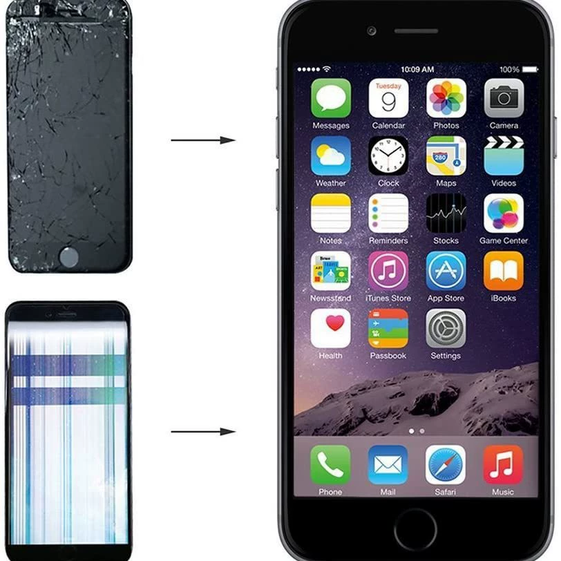 Apple, совместимый iPhone6, стеклянный экран, 6S, 8