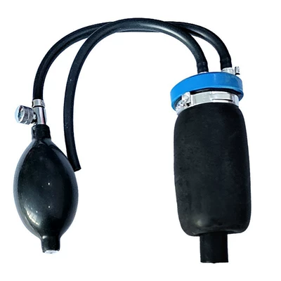 Original Car Smoke Leak Detector Air Bag Rubber Smoke Leak Detector Accessories Air Drum Ball Leather Special Rubber Leather Case (Avtomobil diaqnostika alətləri) - kuntai-air-bag-adapter