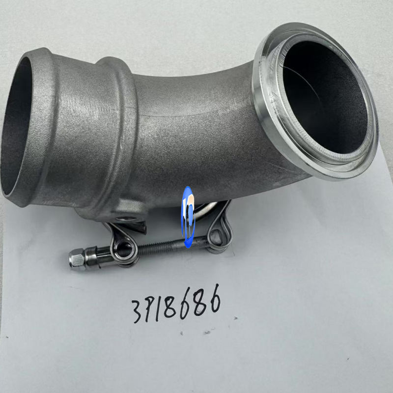 3918686 Dongfeng Cummins Engine Qsb6.7 Charger Intake Pipe Aluminum Pipe Elbow 3918685