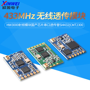433MHz wireless module HW3000 RF module domestic chip serial port transparent transmission for SI4432 | CMT2300