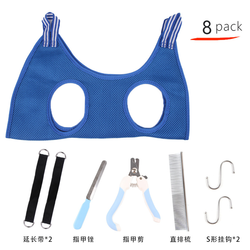 ペット美容ハンモック猫犬爪トリミング中小型猫犬美容ハンモックペット用品|undefined