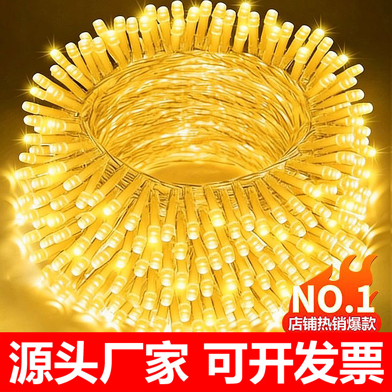 Led Lights, Starry Sky String Lights, Holiday Decoration String Lights, Star Camping Atmosphere Lights, Outdoor Colored Lights, Flashing Lights Wholesale