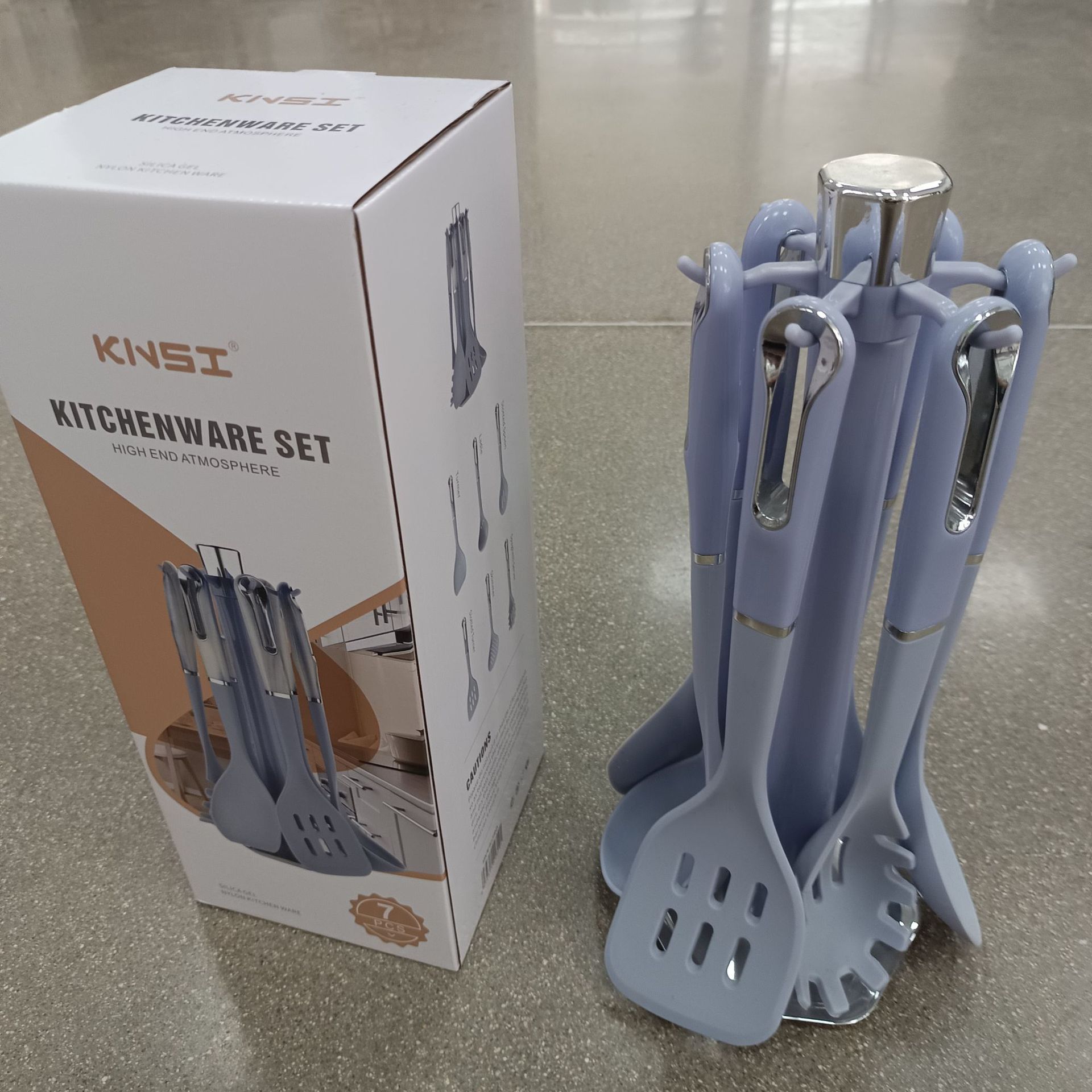 실리콘 7종세트(물방울연보라색)