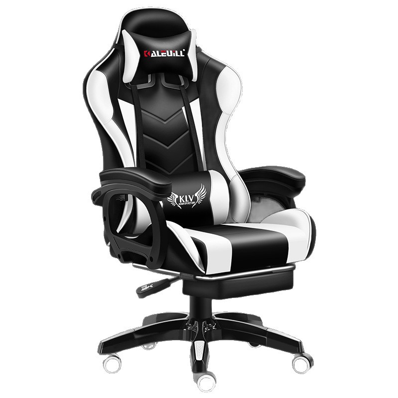 Silla de juego, silla de juego, ajuste de altura, silla de computadora ergonómica, cómoda y duradera.