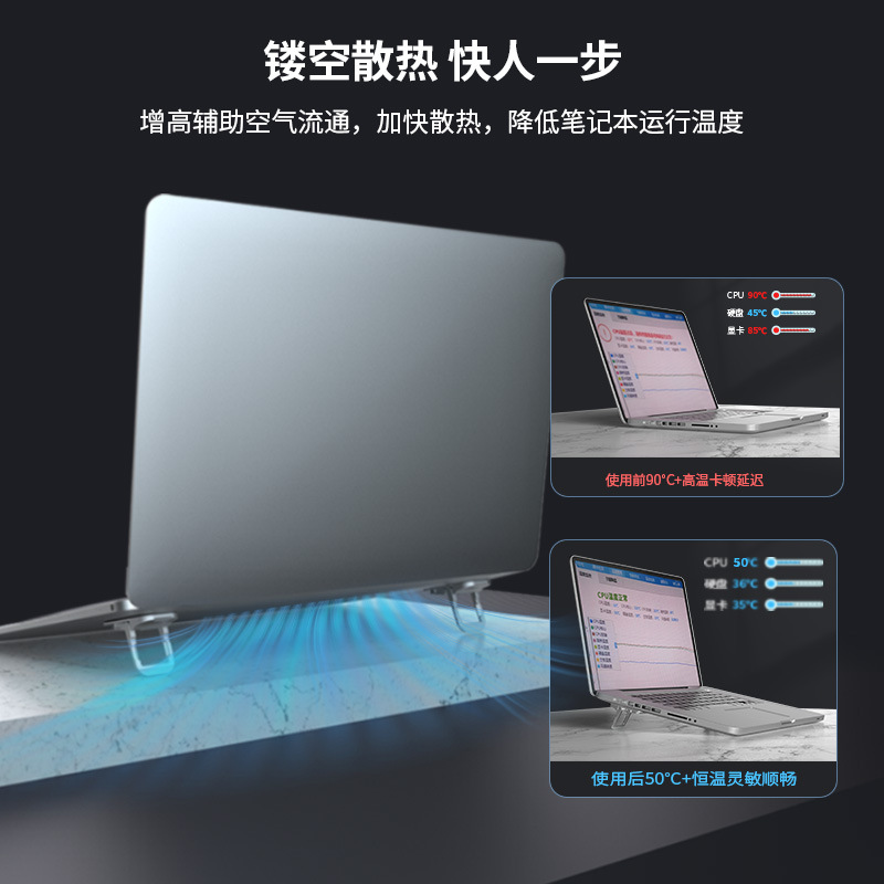 Nillkin aplicable portátil soporte de aleación de zinc excelente trípode plegable portátil soporte