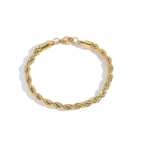 Hemp chain 2mm 3mm 4mm 5mm 6mm vacuum electroplated stainless steel, multi-width and multi-color hemp bracelets