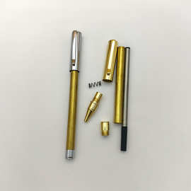 金属木制笔散件签字笔配件DIY制作笔管笔嘴笔夹笔帽零部件