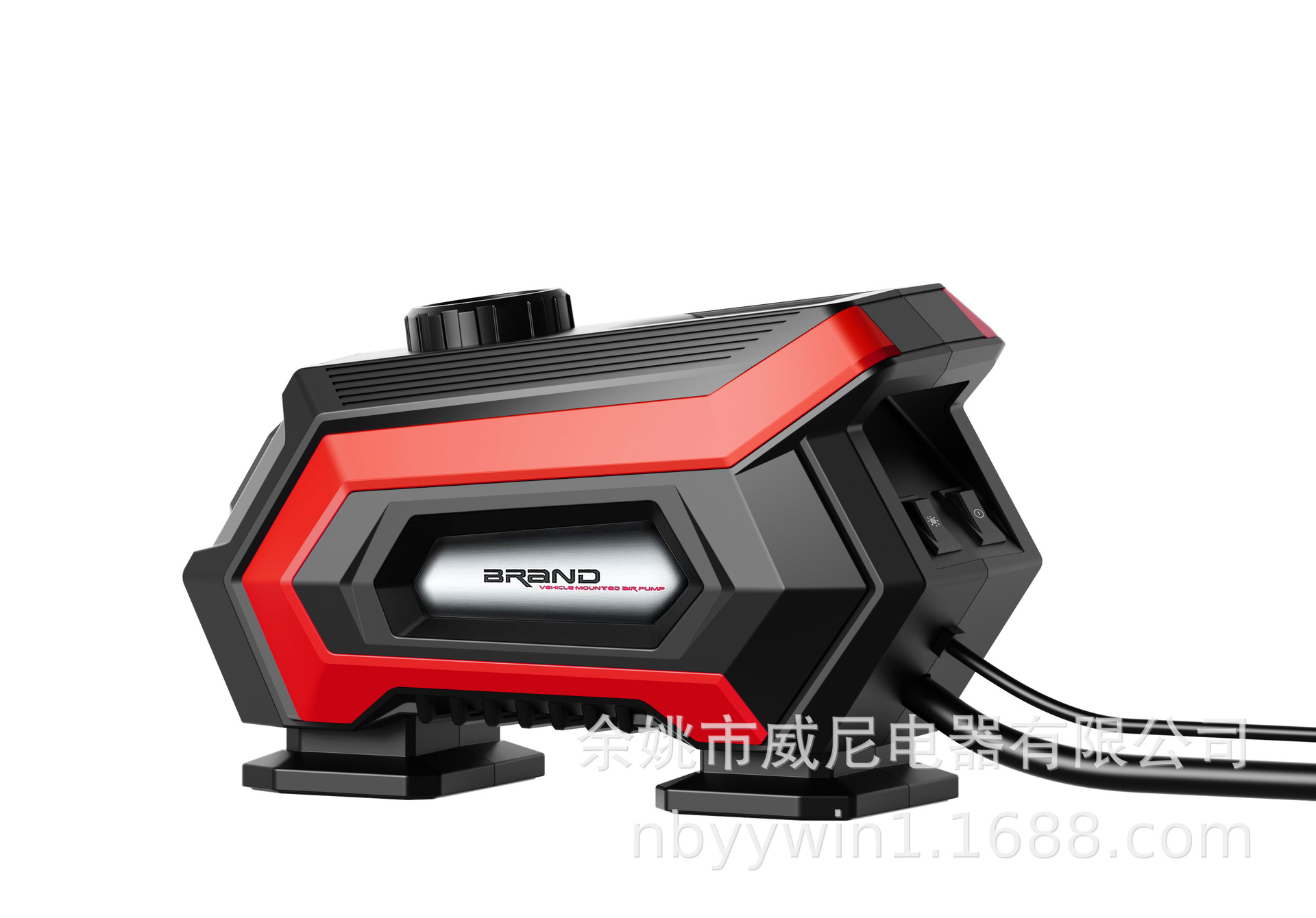 新款12V汽车车载充气泵单缸便携式轮胎打气泵打气筒