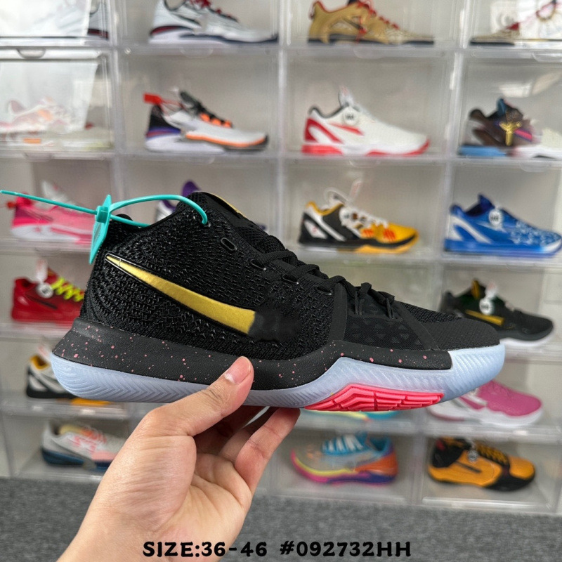 Original Factory Kyrie 3 Generation Authentic Air Cushion Shoes, Breathable, Shock-Absorbing, Wear-Resistant Basketball Shoes for Men and Women