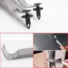 Car stainless steel audio disassembly and assembly tools buckle screwdriver, metal disassembly pry plate nail remover, plastic buckle screwdriver