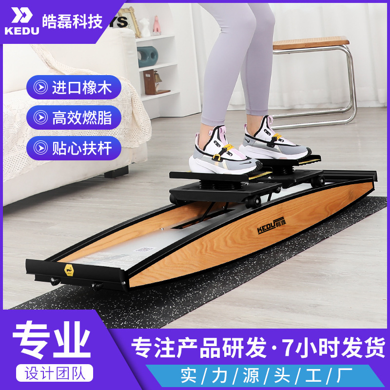 Haolei Indoor Simulated Ski Machine Fitness Equipment Gym-Specific Aerobic Exercise Balance Equipment for Home Use