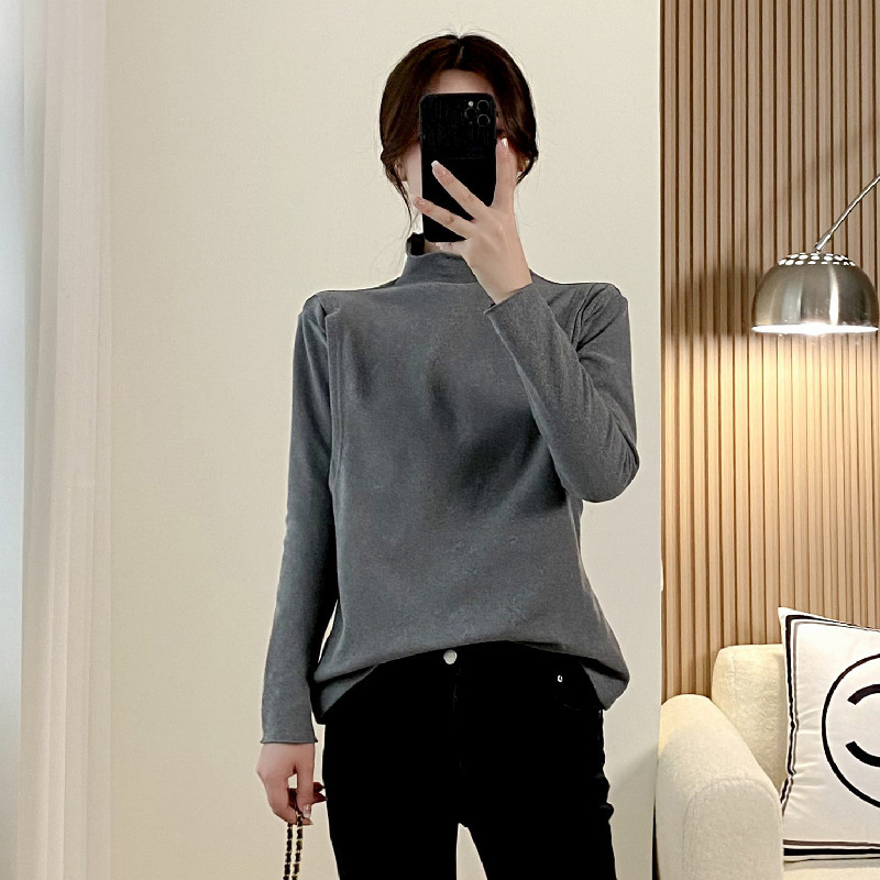6811 postpartum nursing top autumn and winter bottoming shirt inner wear de Velvet autumn clothes half turtleneck winter clothes nursing period clothes 6811 postpartum nursing top autumn and winter bottoming shirt inner wear de Velvet autumn clothes half turtleneck winter clothes nursing period clothes
