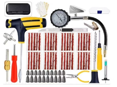 Repair kit — strip quick rubber tire repair - 73pcs