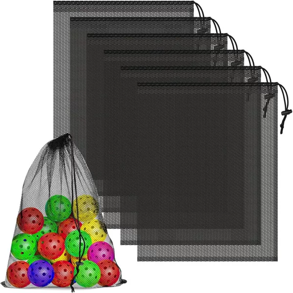 In-Stock Wholesale Polyester Mesh Bags, Multifunctional Drawstring Mesh Pouches, Multi-Purpose Storage Bags, Drawstring Closure Wholesale