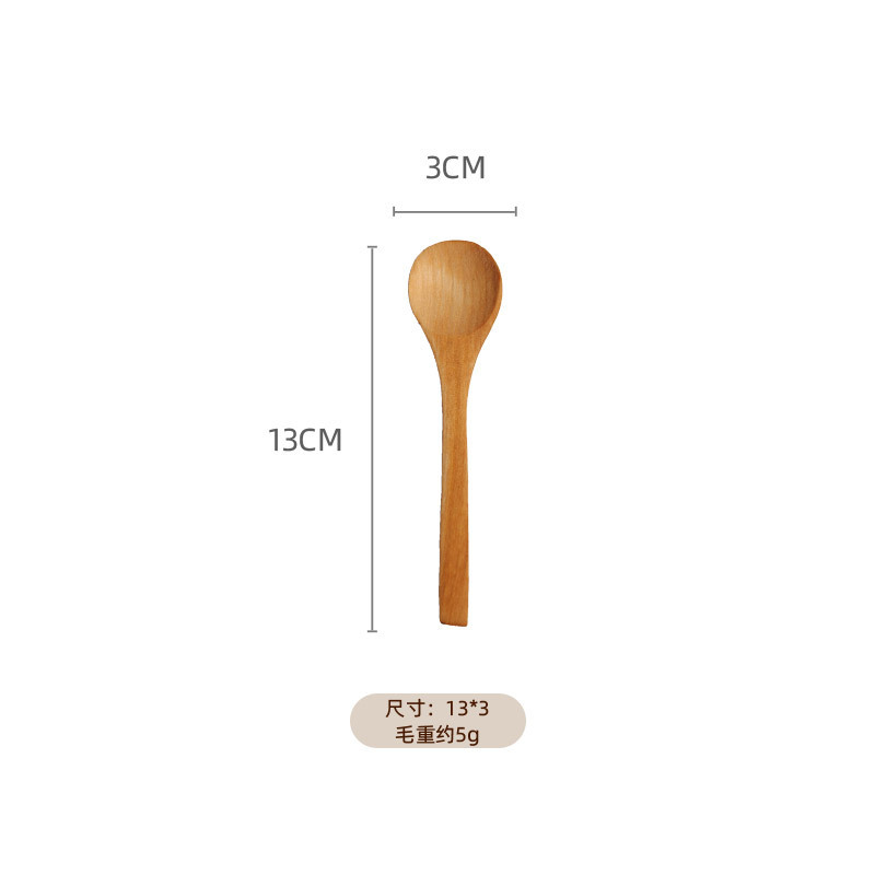 ハスの木のスプーンは日本式の小さいスプーンのデザートの蜂蜜の木のスプーンを卸売りします。|undefined