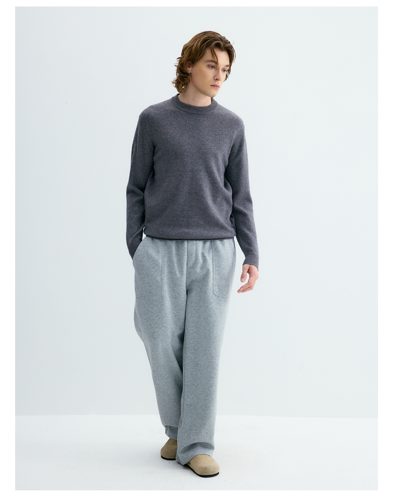 UNF Merino Wool Half-Turtleneck Sweater